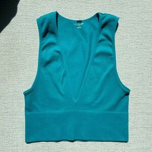 Urban outfitters teal crop top